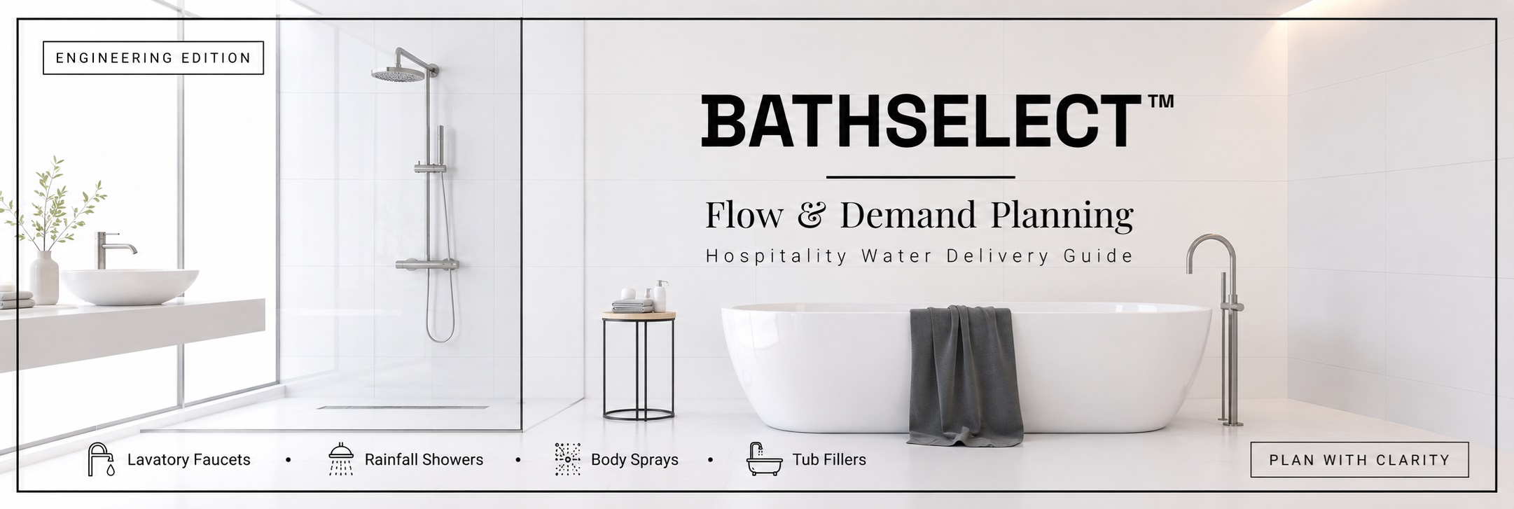 Hospitality bathroom fixture flow characteristics and simultaneous water demand analysis