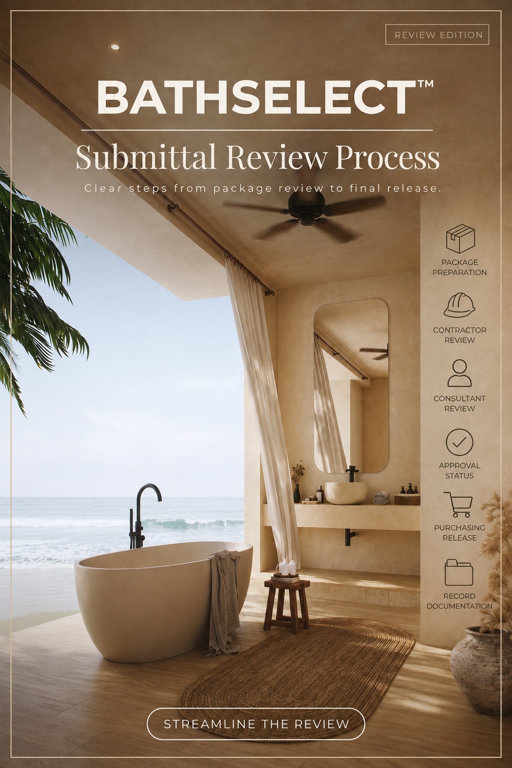 Hospitality product submittal review and approval process