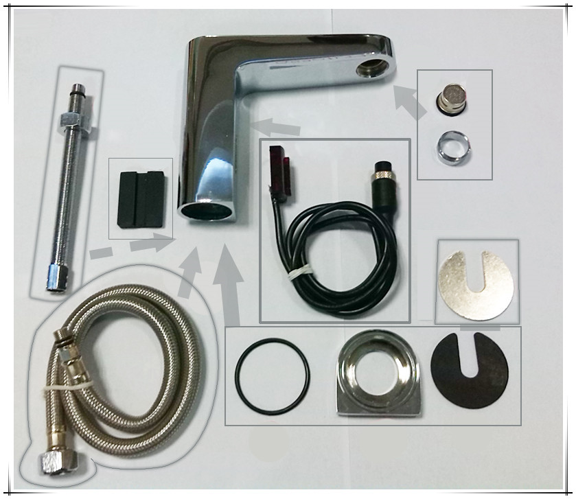 Elèna Touchless Basin Automatic Commercial Sensor Faucet