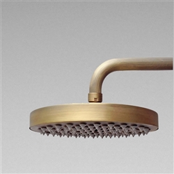 Fontana Vintage 8 inch Antique Rainfall Showerhead