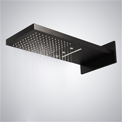BathSelect Bathroom Fixtures Revit Families LED Dark Oil Rubbed Bronze Waterfall/Rainfall Shower Head