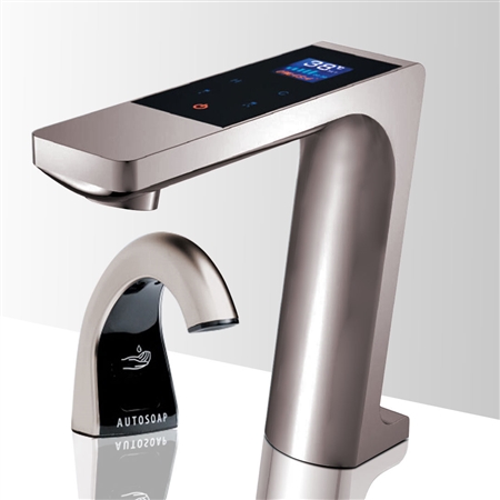 Buy Dijon Commercial Brushed Nickel Digital Screen Automatic Sensor ...