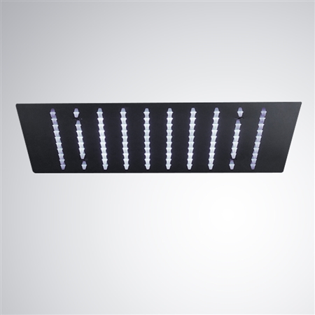 Buy 20" Recessed Stainless Steel Color Changing Led Rain Shower Head ...